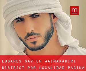 lugares gay en Waimakariri District por localidad - página 1